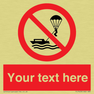 Custom No parasailing